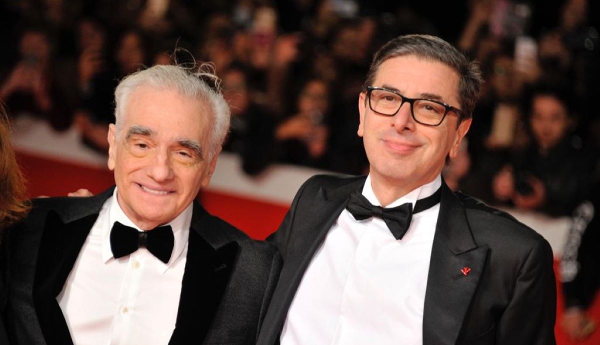 Martin Scorsese con Antonio Monda alla Festa del cinema di Roma