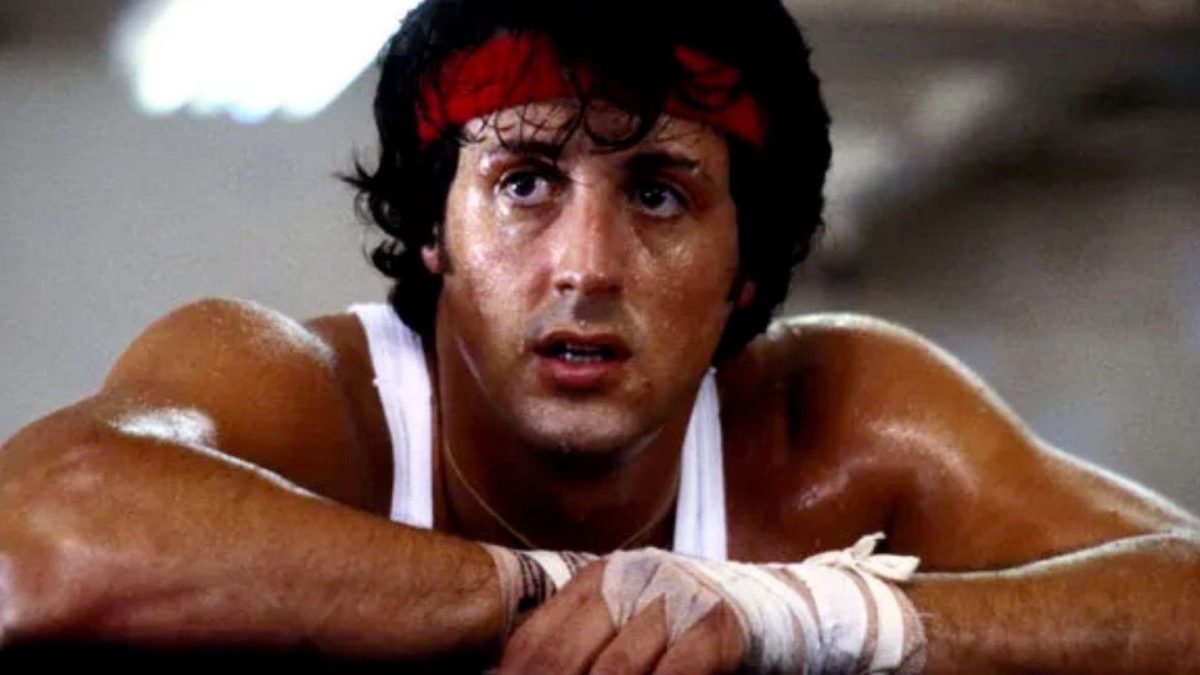 Sylvester Stallone nel film Rocky del 1976