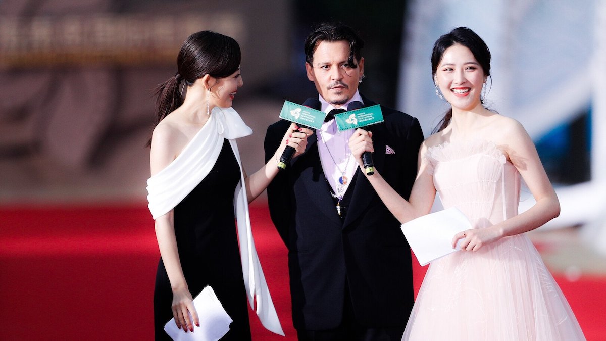 Johnny Depp ospite al Hainan Film Festival in Cina